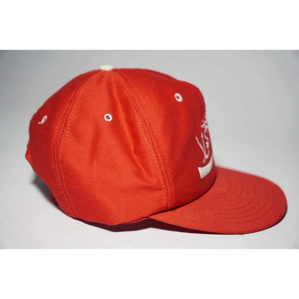 Vintage Morocco Coca Cola SnapBack Adjustable Hat Cap Red Made‎ In USA